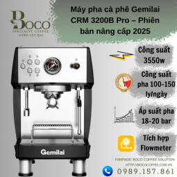 Máy pha cà phê Gemilai CRM 3200B Pro