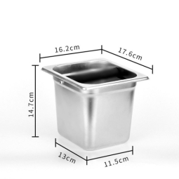 Hộp đựng bã cà phê Espresso inox