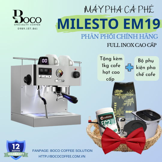 Máy pha cà phê MILESTO EM 19