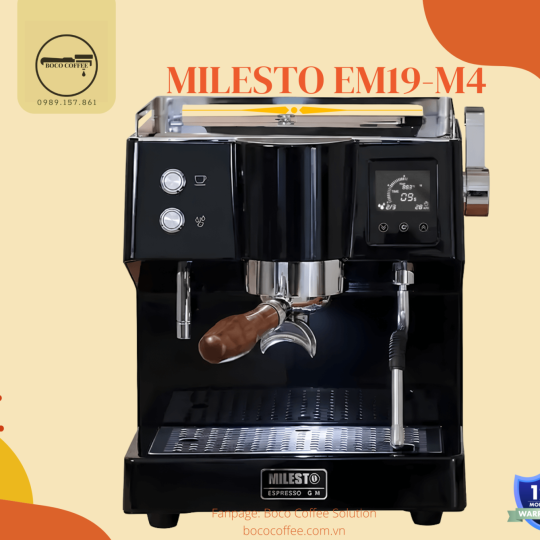 Máy Pha Cà Phê Milesto EM19-M4 Pro