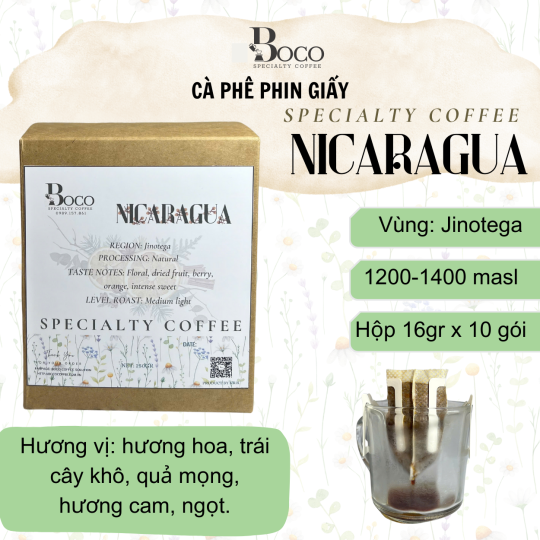 CAFE HẠT ARABICA NICARAGUA