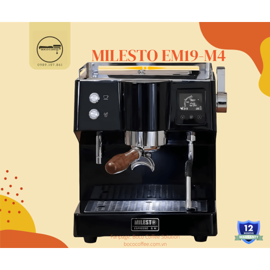 Máy Pha Cà Phê Milesto EM19-M4 Pro